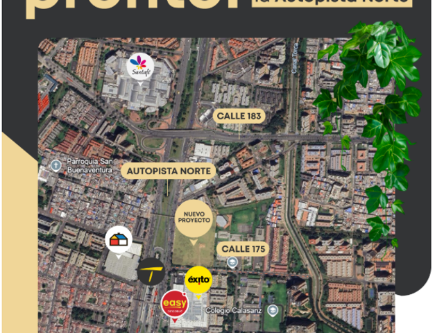 Muy Pronto Apto VIS sobre la Autopista Norte